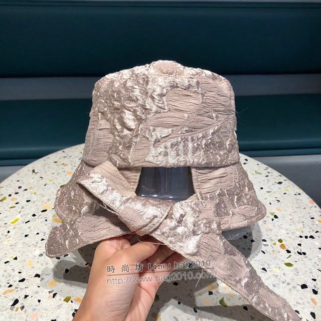 Chanel新品女士帽子 香奈兒2021新款刺繡簡約風漁夫帽遮陽帽  mm1568